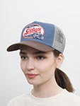 Бейсболка STETSON арт. 7761120 TRUCKER CAP RIDING HOT ROD (синий / коричневый)